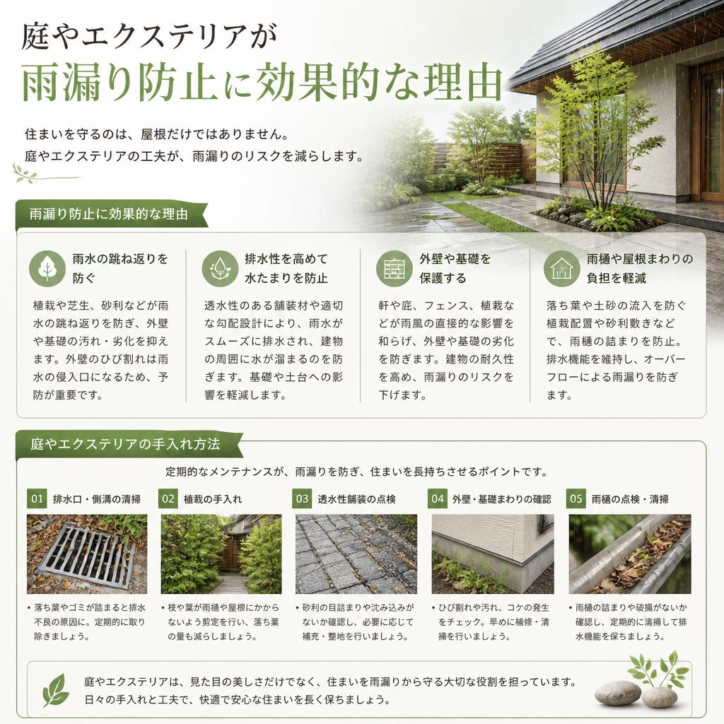 5. 住まいを守るための庭とエクステリアの手入れ