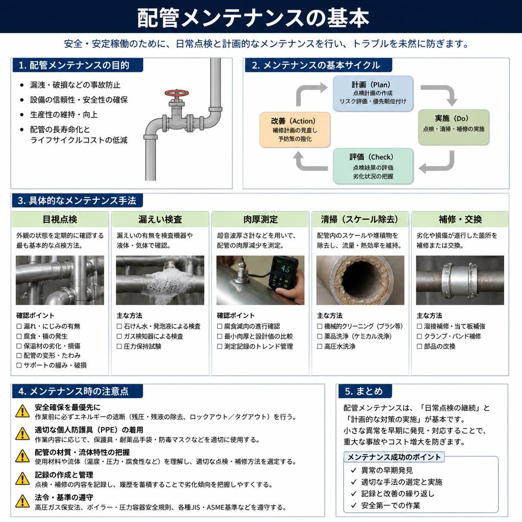 配管メンテナンスの基本