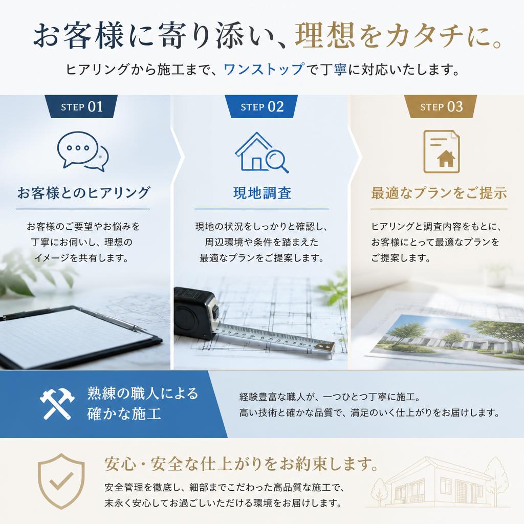 当社のリフォームプロセス